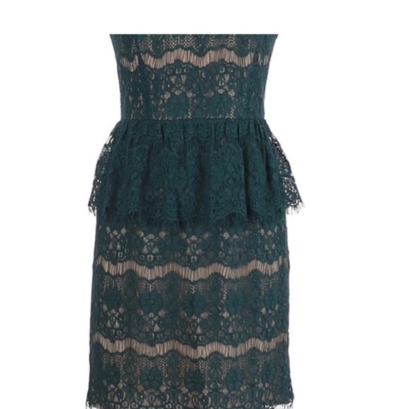 Anthropologist Maeve Elsa peplum lace dress size S - Picture 6 of 7